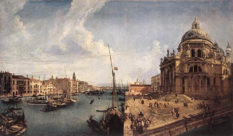 MARIESCHI, Michele The Grand Canal near the Salute sg oil painting picture